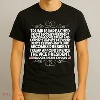 Perfection Pro Trump Impeached T-Shirt thumb 3