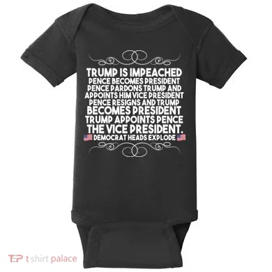 Perfection Pro Trump Impeached Baby Bodysuit
