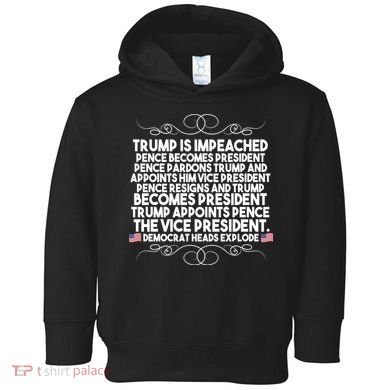 Perfection Pro Trump Impeached Toddler Hoodie