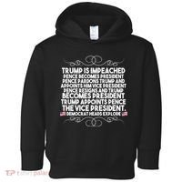 Perfection Pro Trump Impeached Toddler Hoodie thumb 0