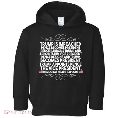 Perfection Pro Trump Impeached Toddler Hoodie