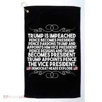 Perfection Pro Trump Impeached Golf Towel thumb 0