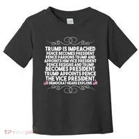 Perfection Pro Trump Impeached Toddler T-Shirt thumb 0