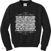 Perfection Pro Trump Impeached Kids Sweatshirt thumb 0