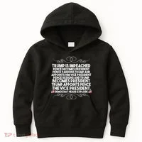 Perfection Pro Trump Impeached Kids Hoodie thumb 0