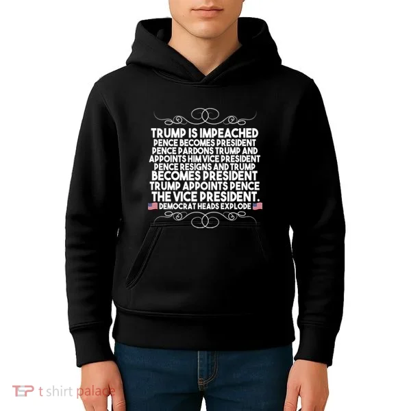 Perfection Pro Trump Impeached Kids Hoodie