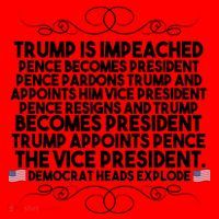 Perfection Pro Trump Impeached Santa Hat thumb 1