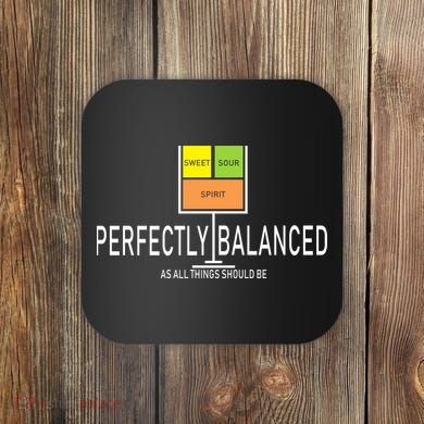 Perfectly Balanced Sweet Sour Spirit Coaster