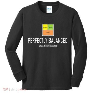 Perfectly Balanced Sweet Sour Spirit Kids Long Sleeve Shirt