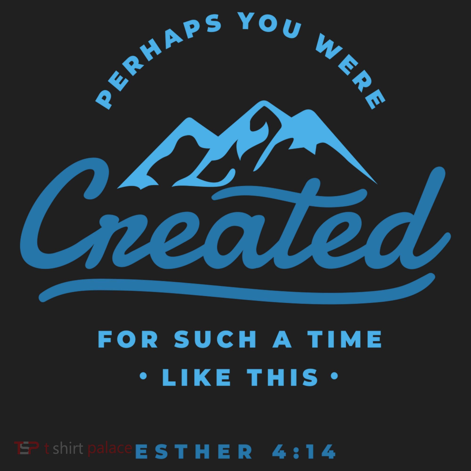 Perhaps You Were Created Bible Verse Tumbler