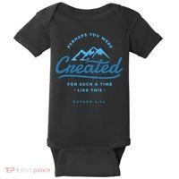 Perhaps You Were Created Bible Verse Baby Bodysuit thumb 0