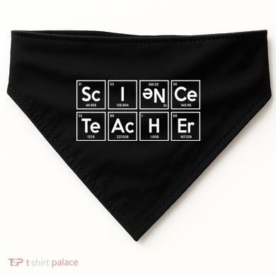 Periodic Science Teacher USA-Made Doggie Bandana