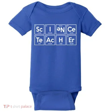 Periodic Science Teacher Baby Bodysuit