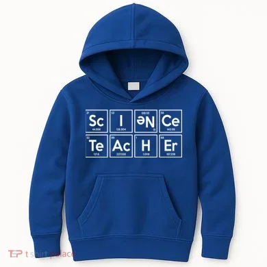 Periodic Science Teacher Kids Hoodie