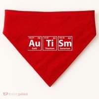 Periodic Table Autism Awareness USA-Made Doggie Bandana thumb 0