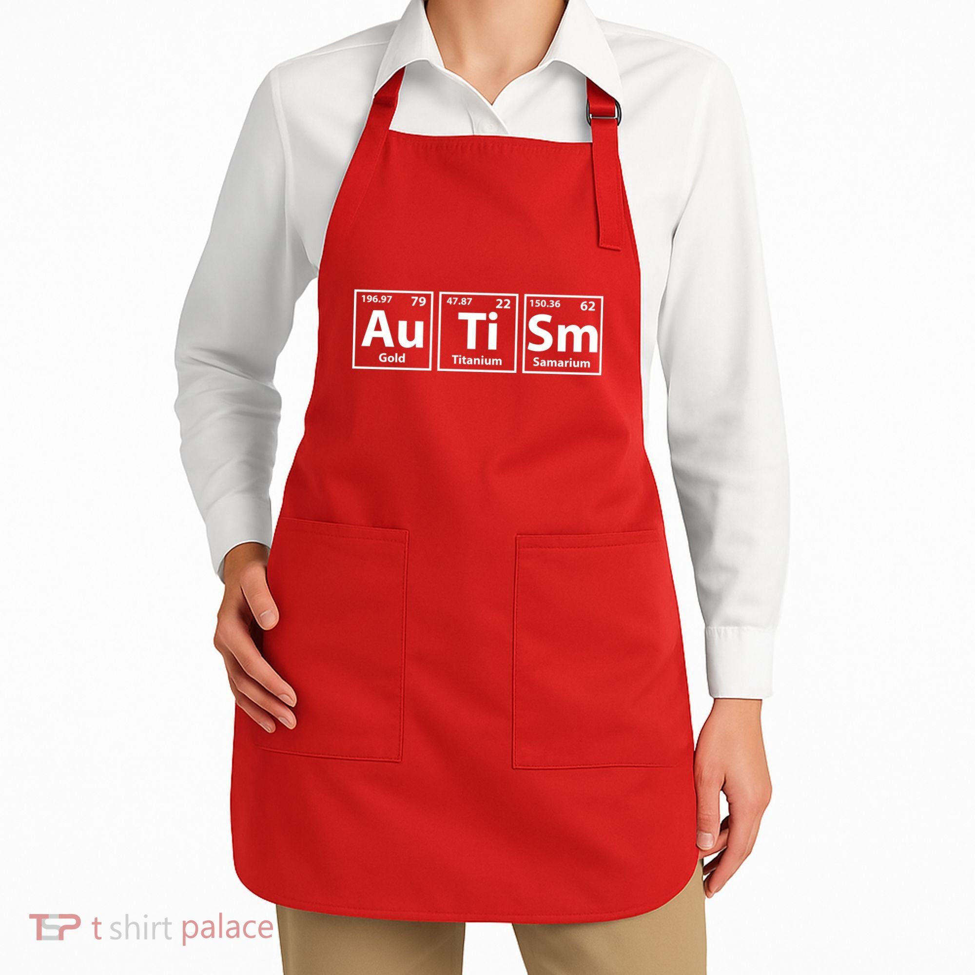 Periodic Table Autism Awareness Apron