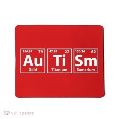 Periodic Table Autism Awareness Mousepad