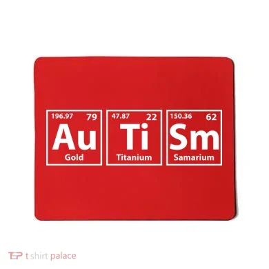 Periodic Table Autism Awareness Mousepad