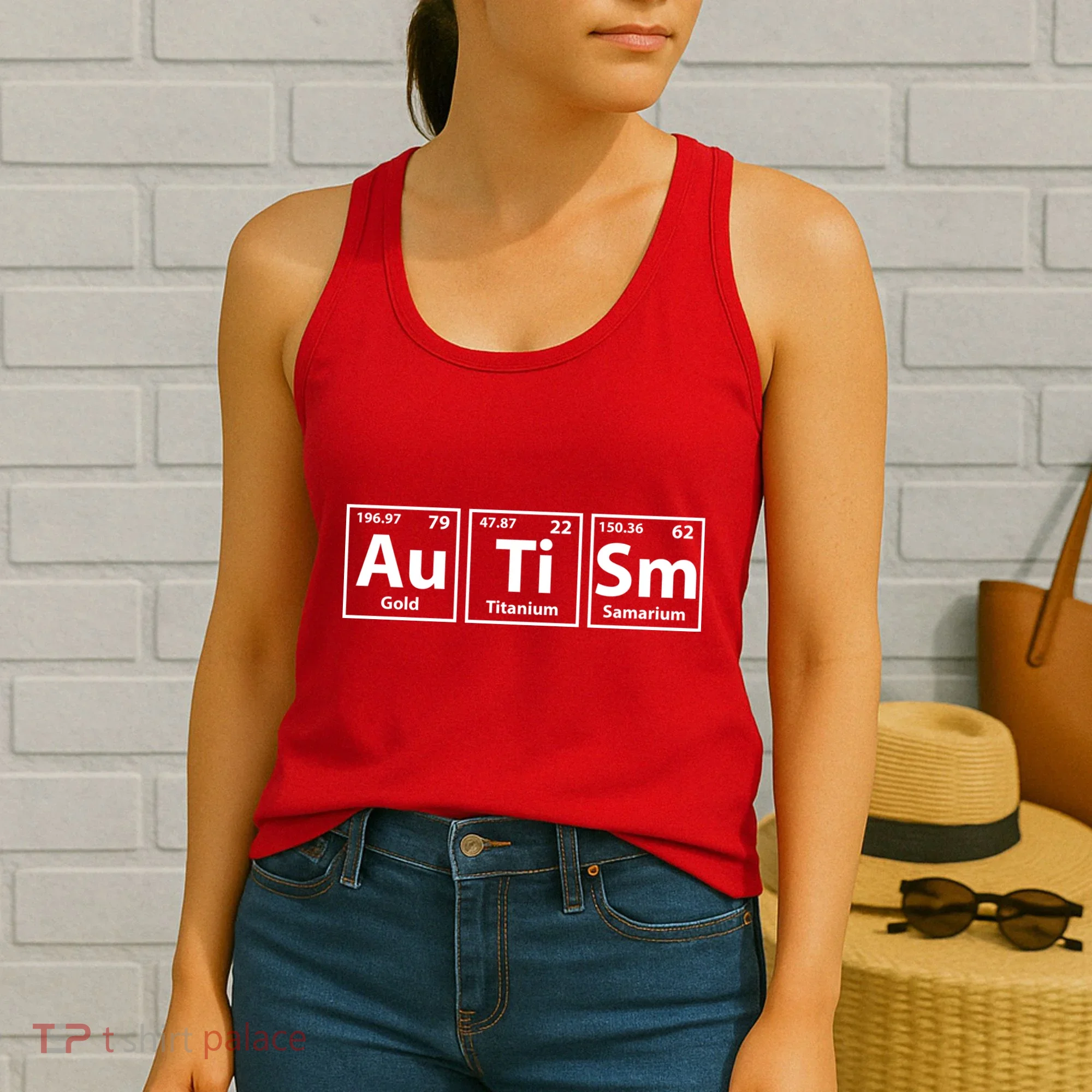 Periodic Table Autism Awareness Women's Tank Top