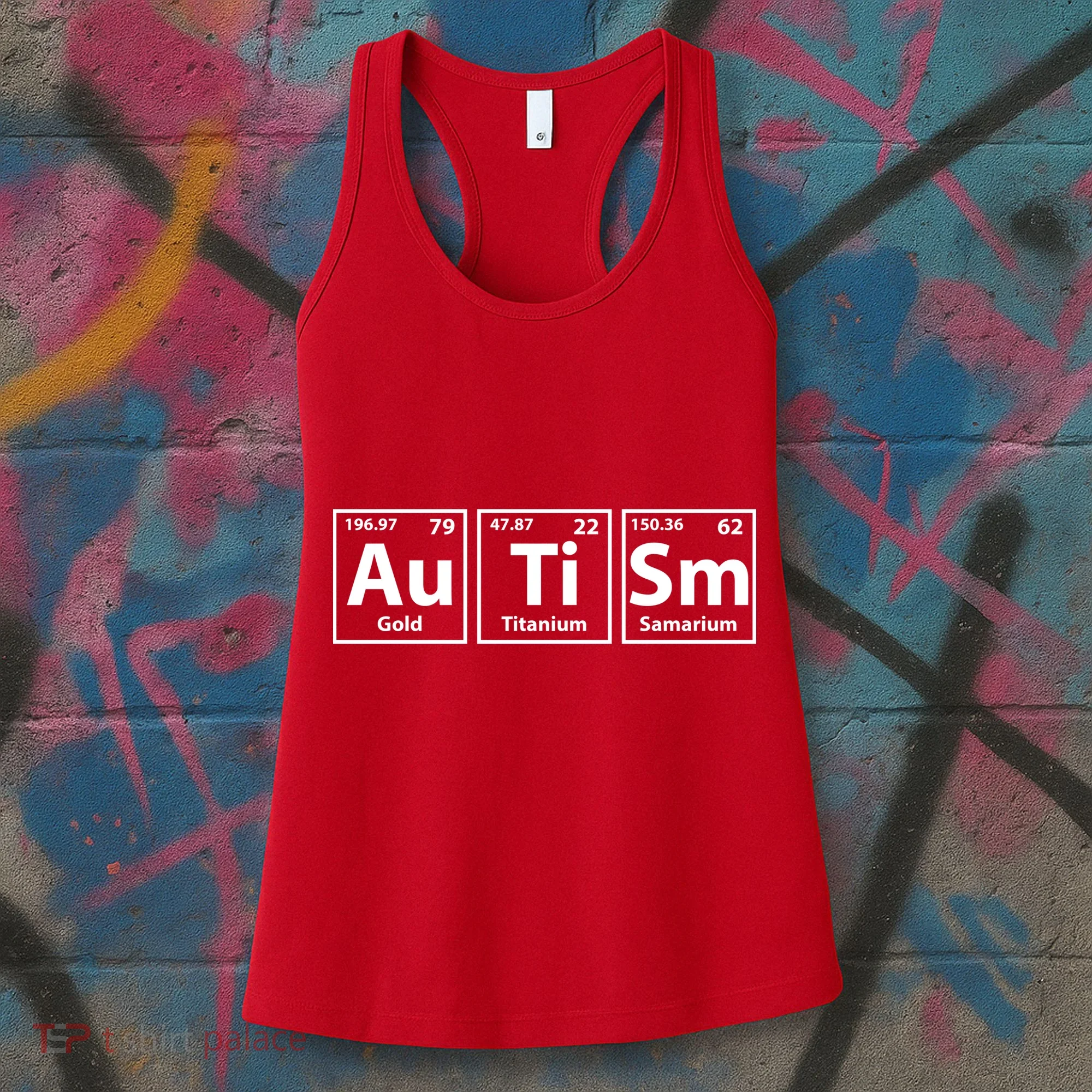 Periodic Table Autism Awareness Women's Tank Top