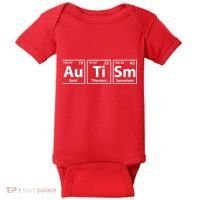 Periodic Table Autism Awareness Baby Bodysuit thumb 0