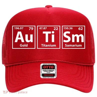 Periodic Table Autism Awareness Hat