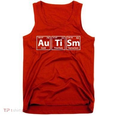 Periodic Table Autism Awareness Tank Top