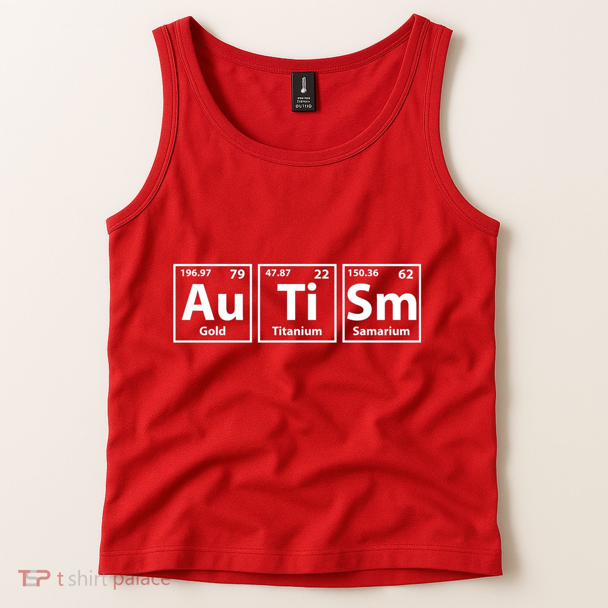 Periodic Table Autism Awareness Tank Top