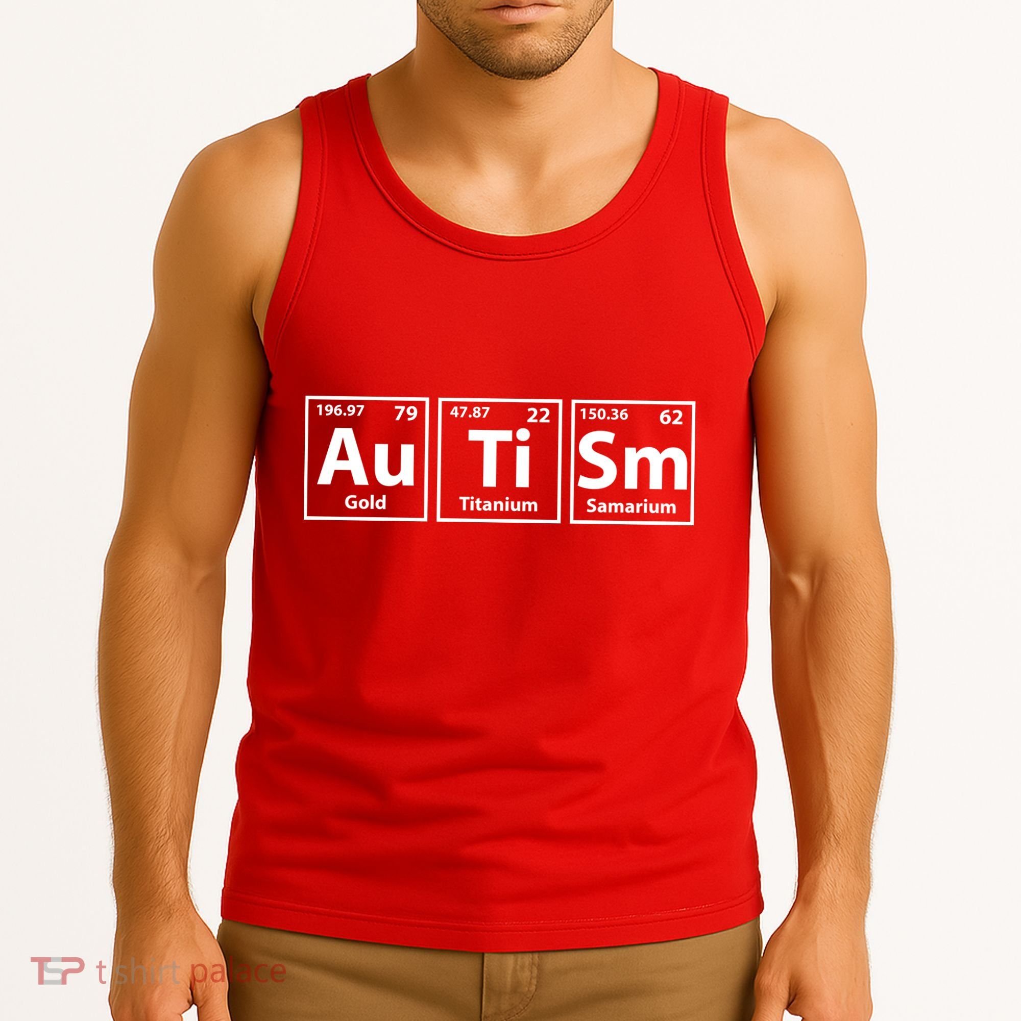 Periodic Table Autism Awareness Tank Top
