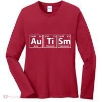 Periodic Table Autism Awareness Women's Long Sleeve Shirt thumb 0