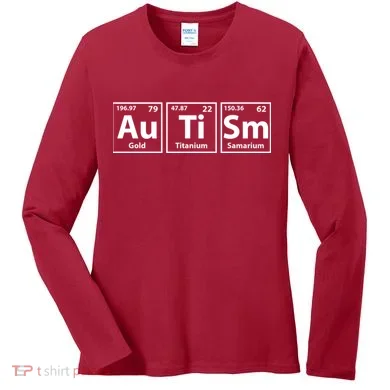 Periodic Table Autism Awareness Women's Long Sleeve Shirt