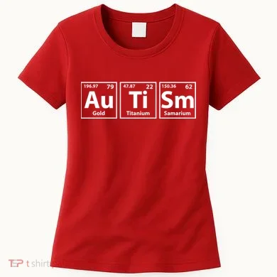 Periodic Table Autism Awareness Women's T-Shirt