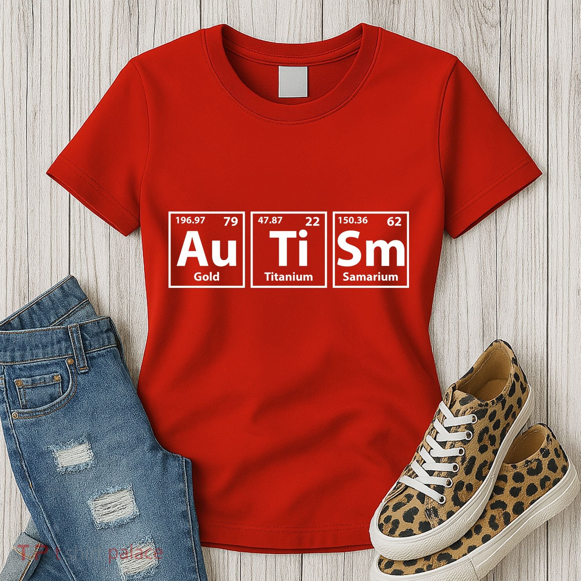 Periodic Table Autism Awareness Women's T-Shirt