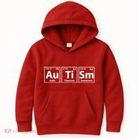 Periodic Table Autism Awareness Kids Hoodie thumb 0