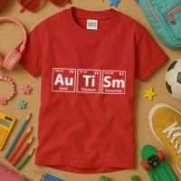 Periodic Table Autism Awareness Kids T-Shirt thumb 3