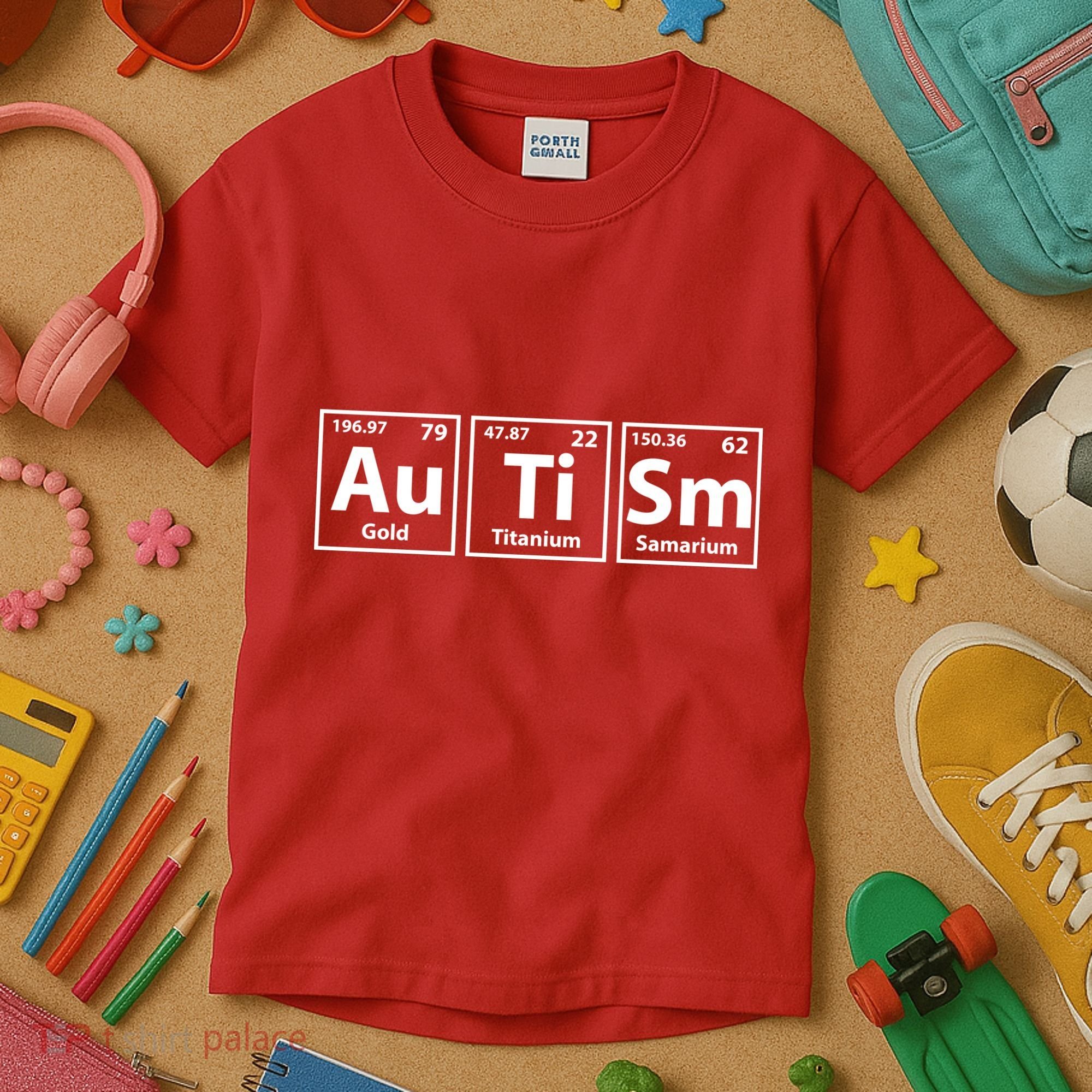 Periodic Table Autism Awareness Kids T-Shirt