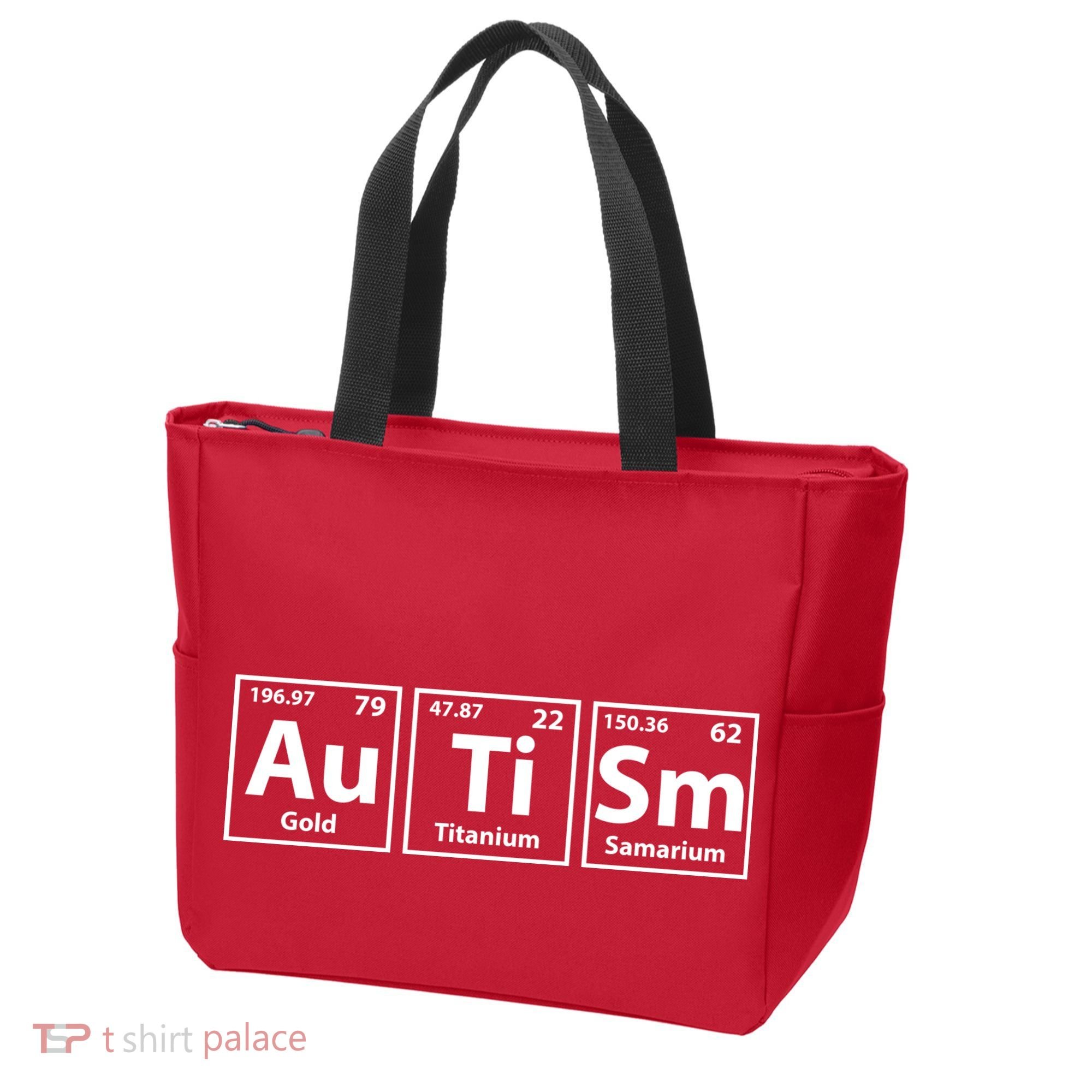 Periodic Table Autism Awareness Tote Bag