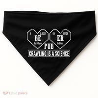 Periodic Table Beer Pub Crawling Is A Science USA-Made Doggie Bandana thumb 0