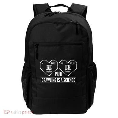 Periodic Table Beer Pub Crawling Is A Science Backpack