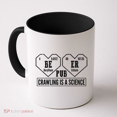 Periodic Table Beer Pub Crawling Is A Science Coffee Mug