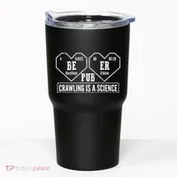 Periodic Table Beer Pub Crawling Is A Science Tumbler thumb 0