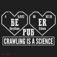 Periodic Table Beer Pub Crawling Is A Science Tumbler thumb 3