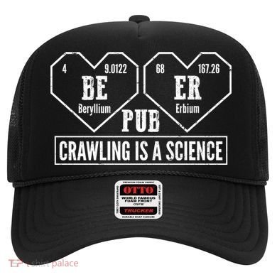Periodic Table Beer Pub Crawling Is A Science Hat