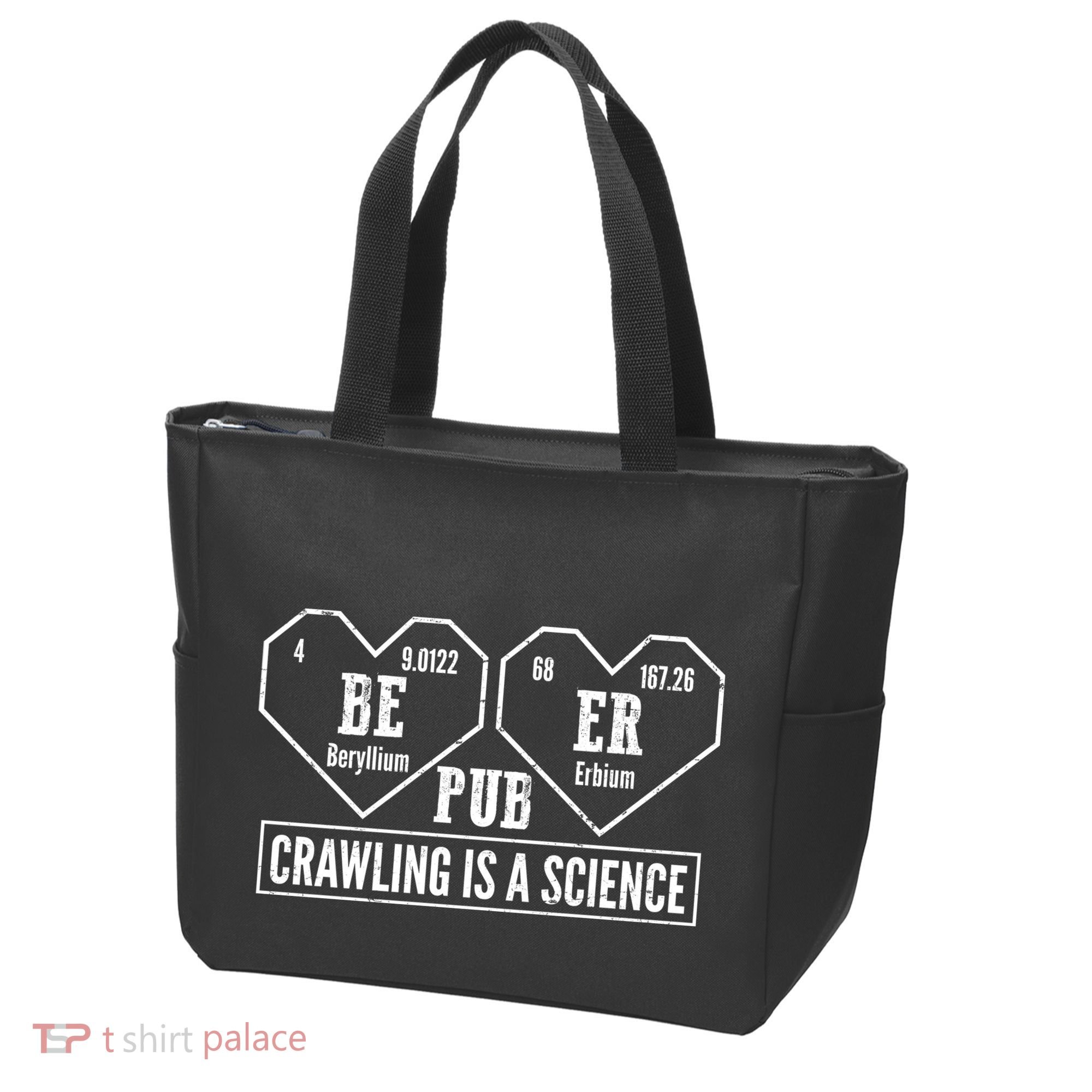 Periodic Table Beer Pub Crawling Is A Science Tote Bag