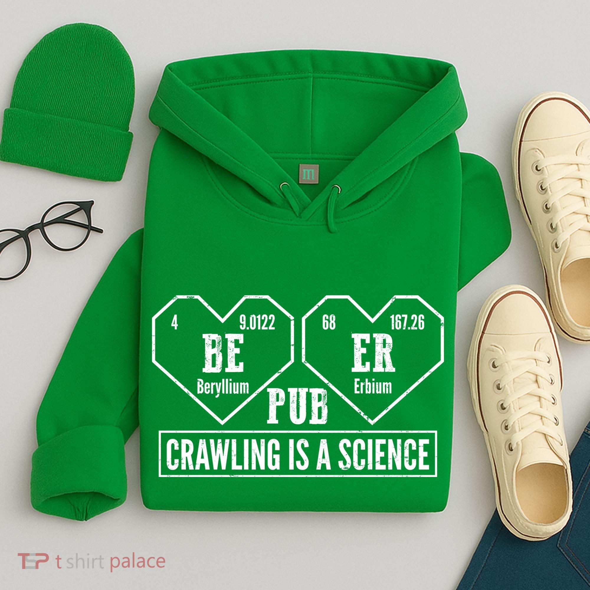 Periodic Table Beer Pub Crawling Is A Science Hoodie
