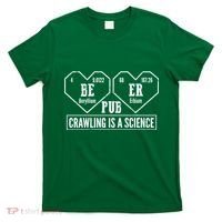 Periodic Table Beer Pub Crawling Is A Science T-Shirt thumb 0