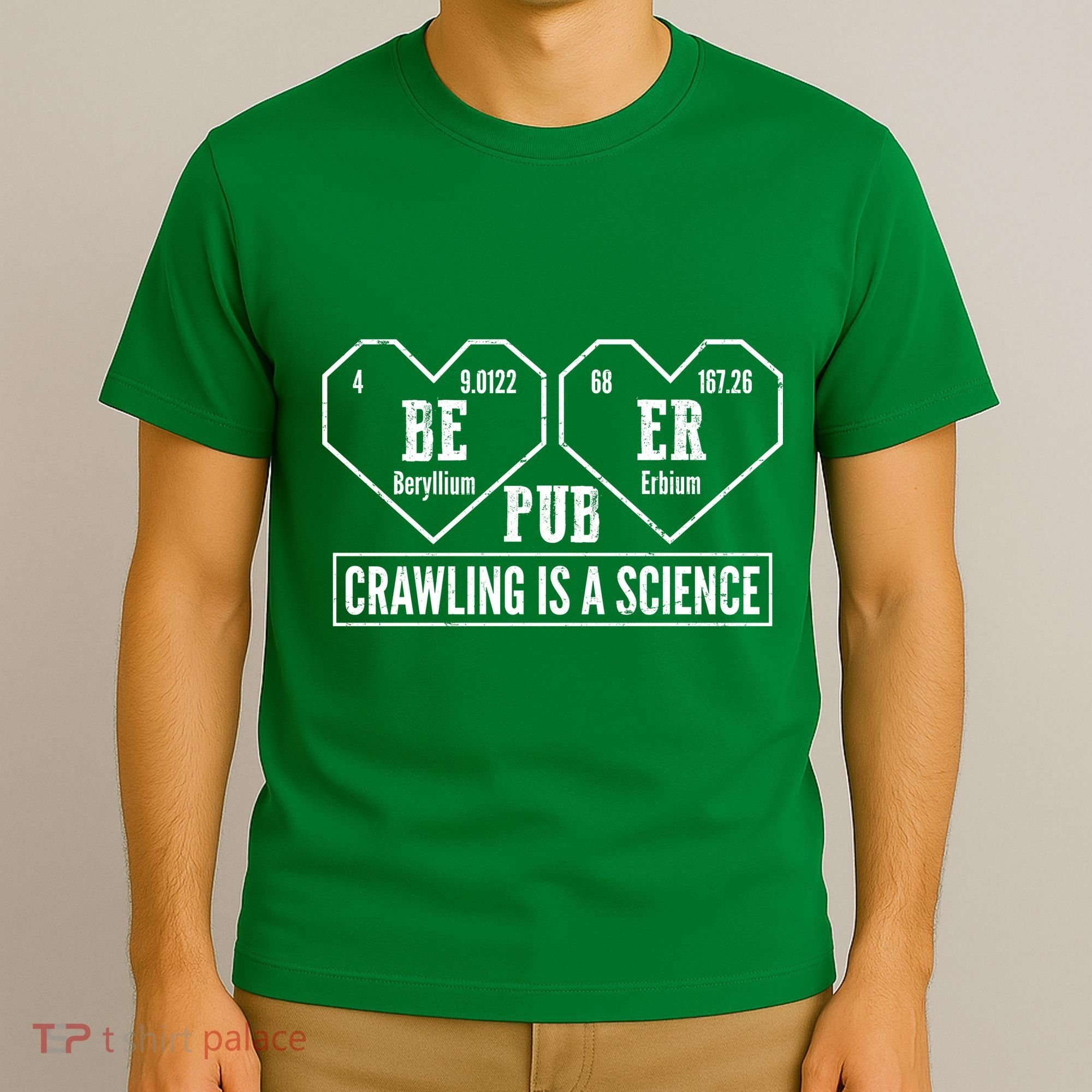 Periodic Table Beer Pub Crawling Is A Science T-Shirt