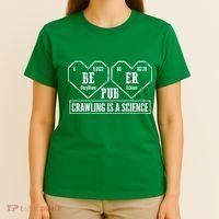 Periodic Table Beer Pub Crawling Is A Science T-Shirt thumb 4