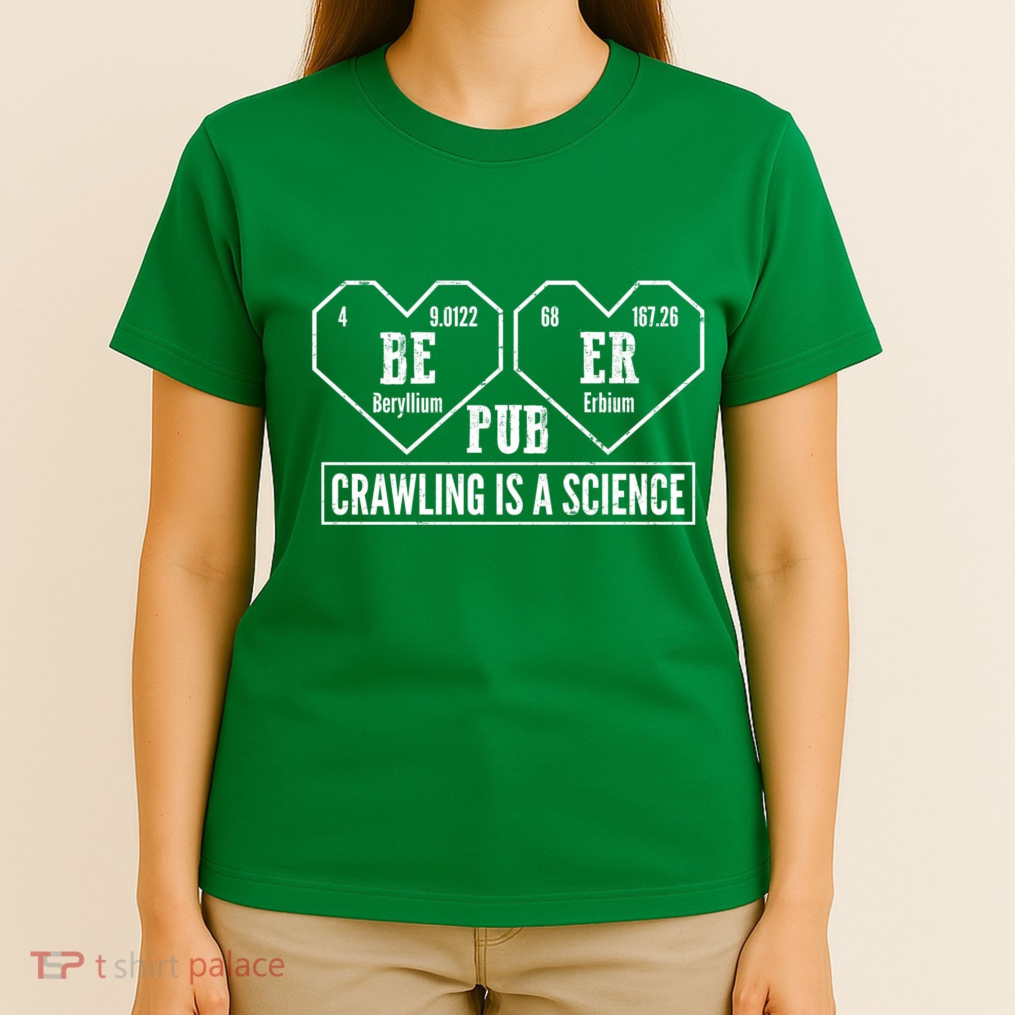 Periodic Table Beer Pub Crawling Is A Science T-Shirt