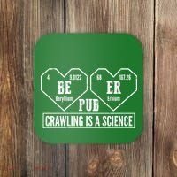 Periodic Table Beer Pub Crawling Is A Science Coaster thumb 0